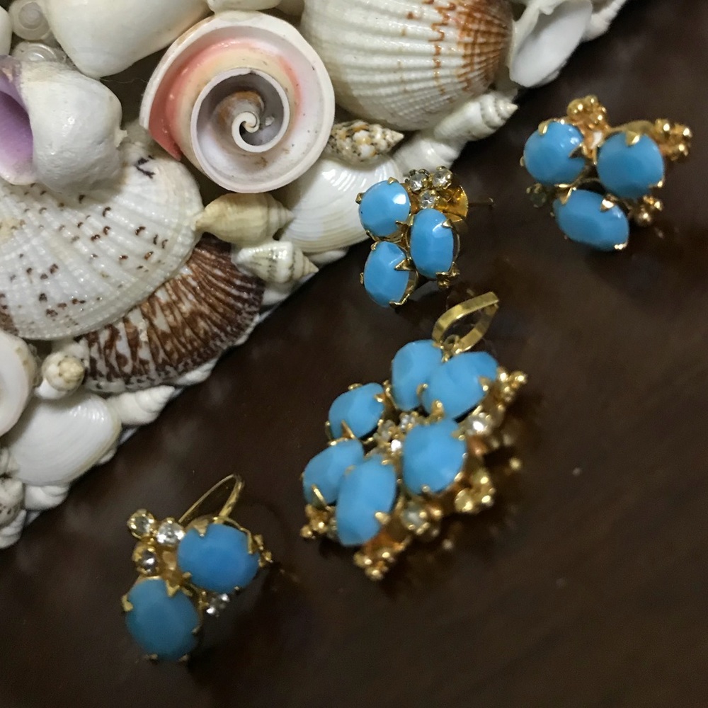 Precious Blue Jewelry Set